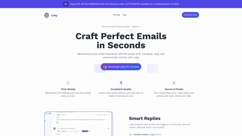 Letty AI Email Assistant: Adaptive, Multilingual, Efficient Email Helper