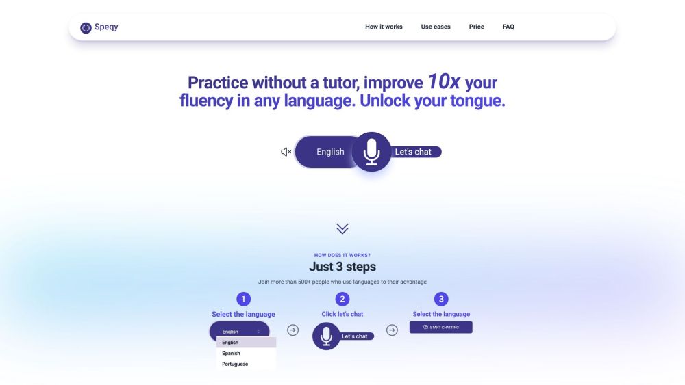 Speqy: Master Languages Solo with Self-Guided Practice