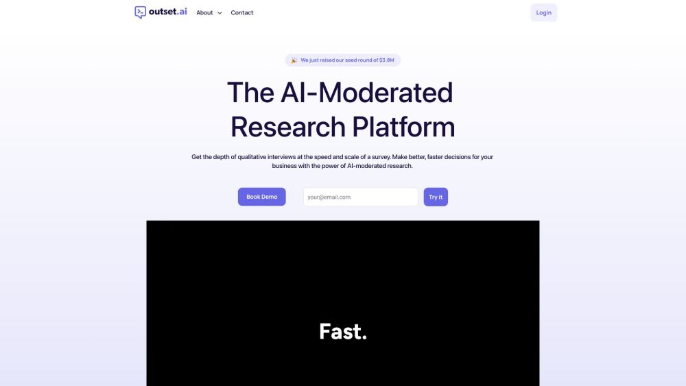 Outset: AI-Moderated Research Platform for Real-Time Interviews