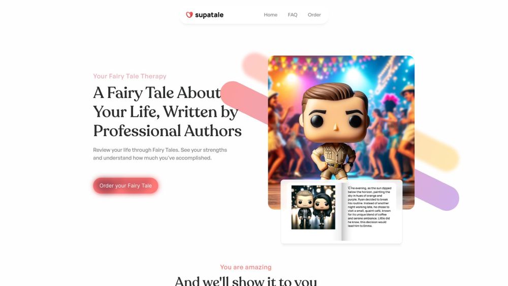 Supatale - Fairy Tales for Everyone : Personalized AI Fairy Tales