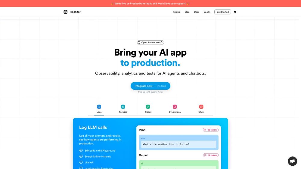 LLMonitor: Open Source AI Apps Monitoring & Production Toolkit