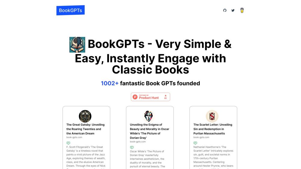 My BookGPTs : AI Reimagined Classics for Interactive Reading Adventures