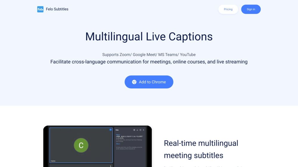 Felo Subtitles: Seamless Real-Time Multilingual Translation