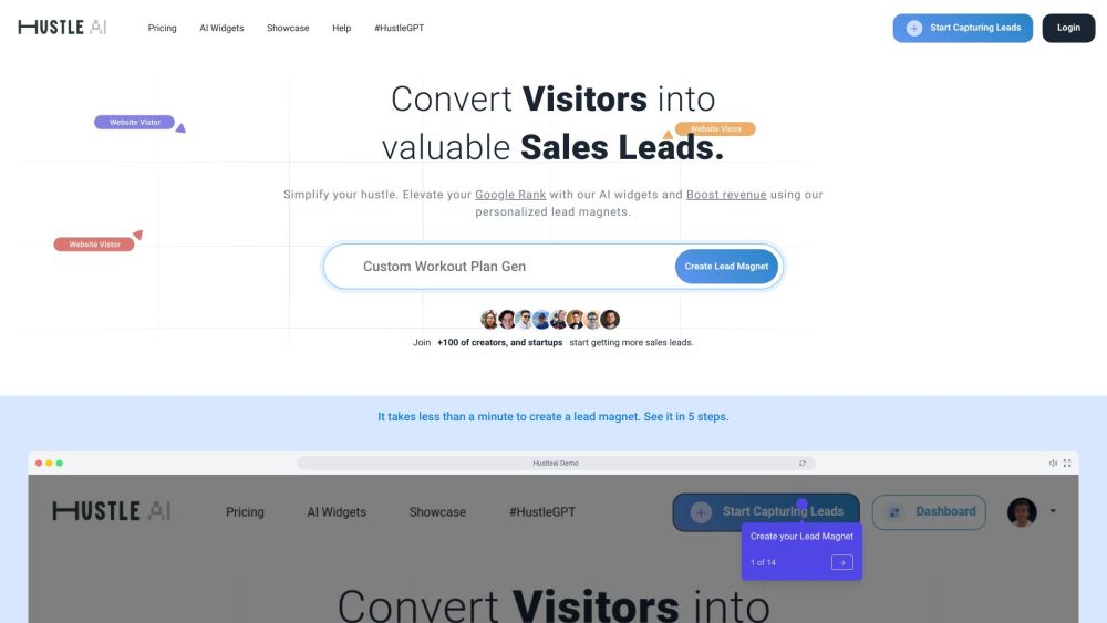 Hustle AI: Sales Leads, Conversion, Ready-To-Buy Widgets #HustleGPT