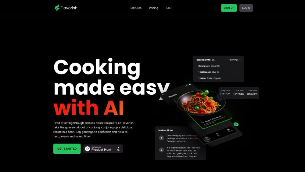 Flavorish: AI-Powered Cooking, Personalized Recipes, Grocery Planner : Simplify Cooking with Personalized Recipes & Grocery Planning