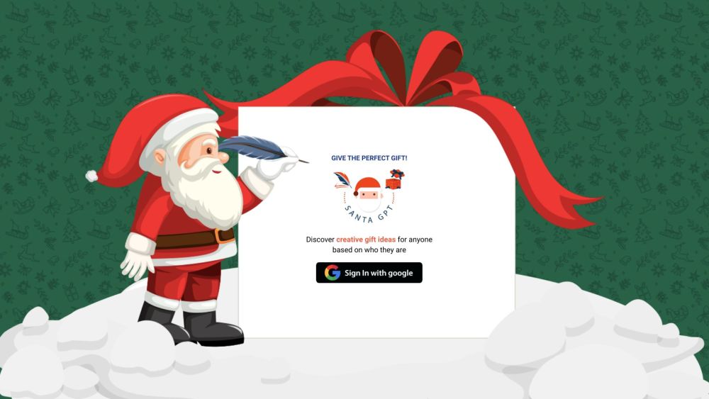 SantaGPT: AI Gift Recommender & Custom Poem Creator