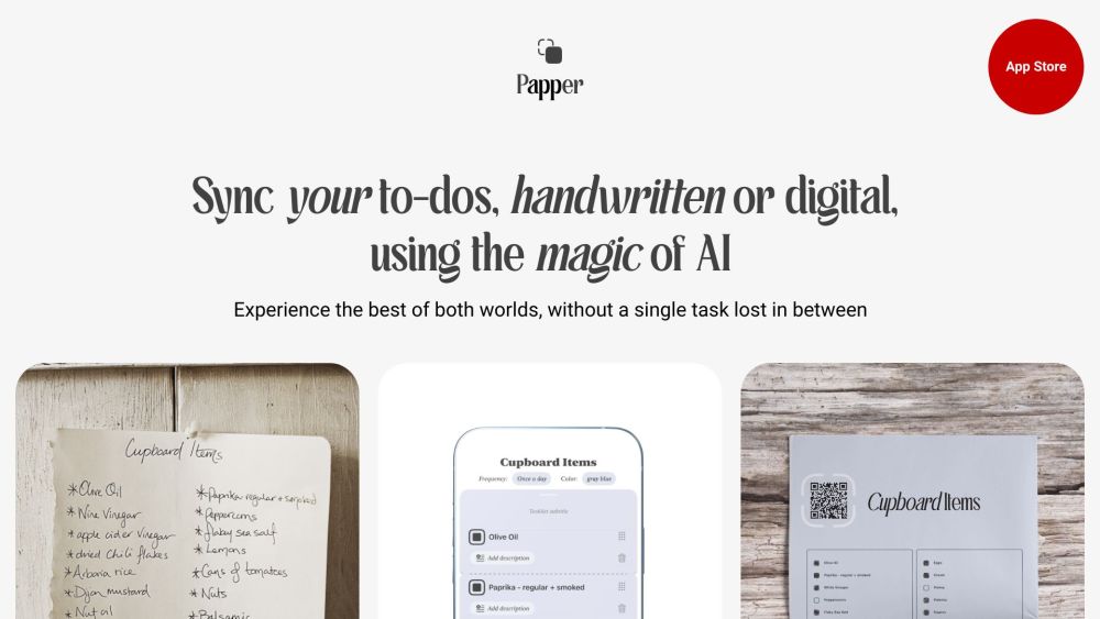 Papper: Digitize Notes, Create & Track Checklists