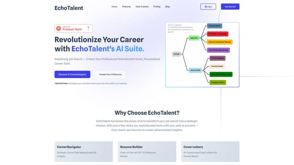 EchoTalent: AI Resume Analysis & Personalized Job Hunting Guide