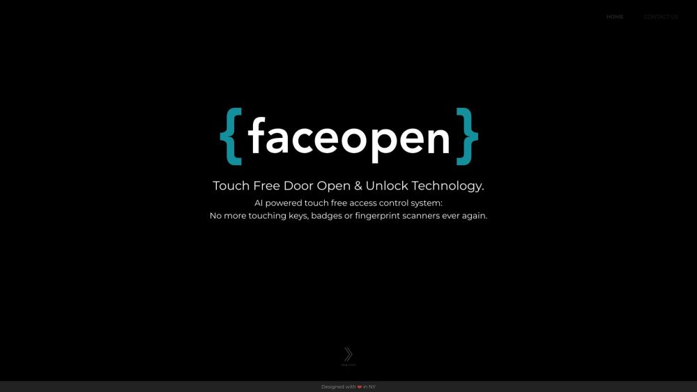 Faceopen: Touch-Free Door Unlock via Facial Recognition Tech