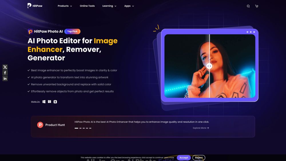 HitPaw Photo AI: Advanced AI-Powered Image Enhancer & Editor