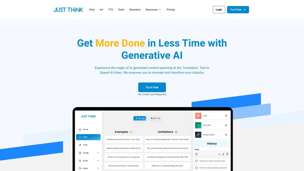 Just Think: AI Toolkit for Educators & Entrepreneurs - All-in-One Solution