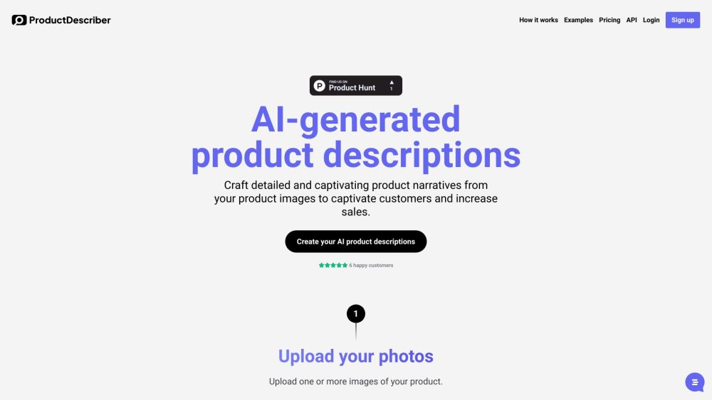 ProductDescriber: AI Descriptions Transform Product Images, Boost Sales