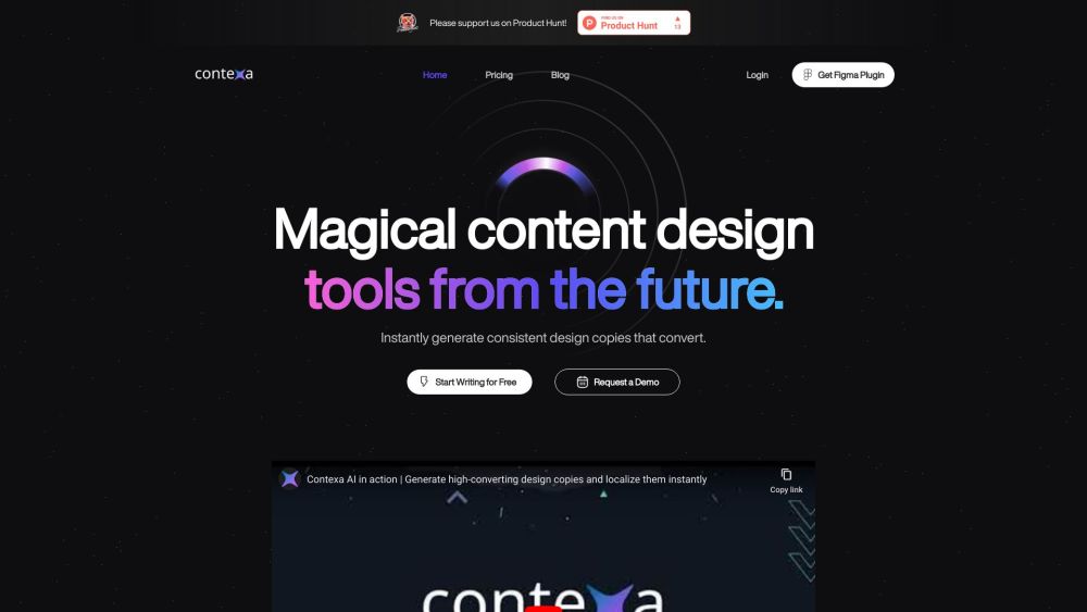 Contexa: Design Localization, Copy Library, Gen-AI Features