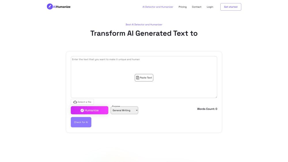 AIHumanize: Transform AI Texts into Natural, Human-Like Content