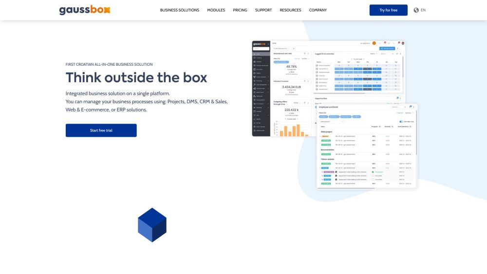 Gauss Box: Advanced AI Cloud Platform for Business Optimization