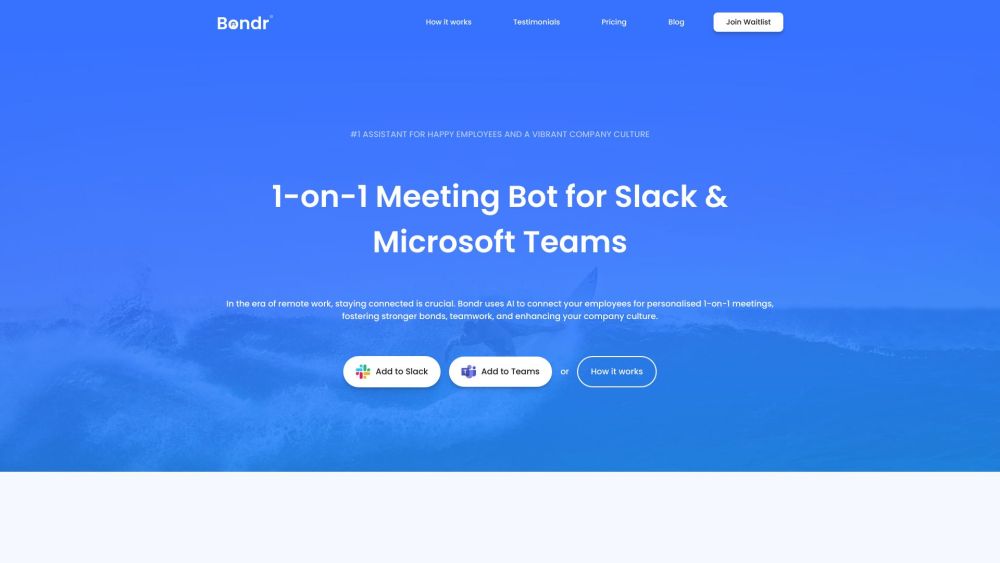 1-on-1 Meeting Bot: AI-Powered Team Bonding & Culture Boost | Bondr AI