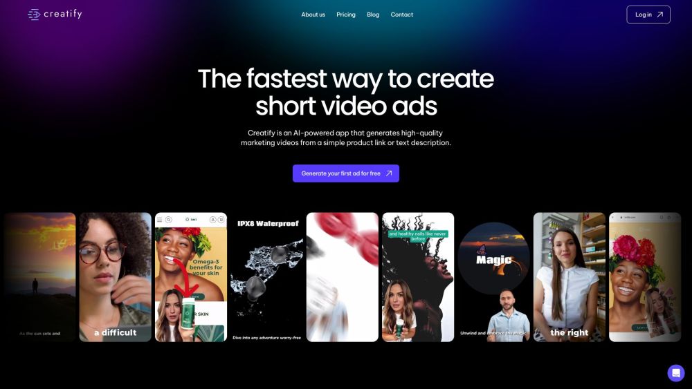 Creatify: AI-Powered App for Easy and Engaging Video Ad Creation