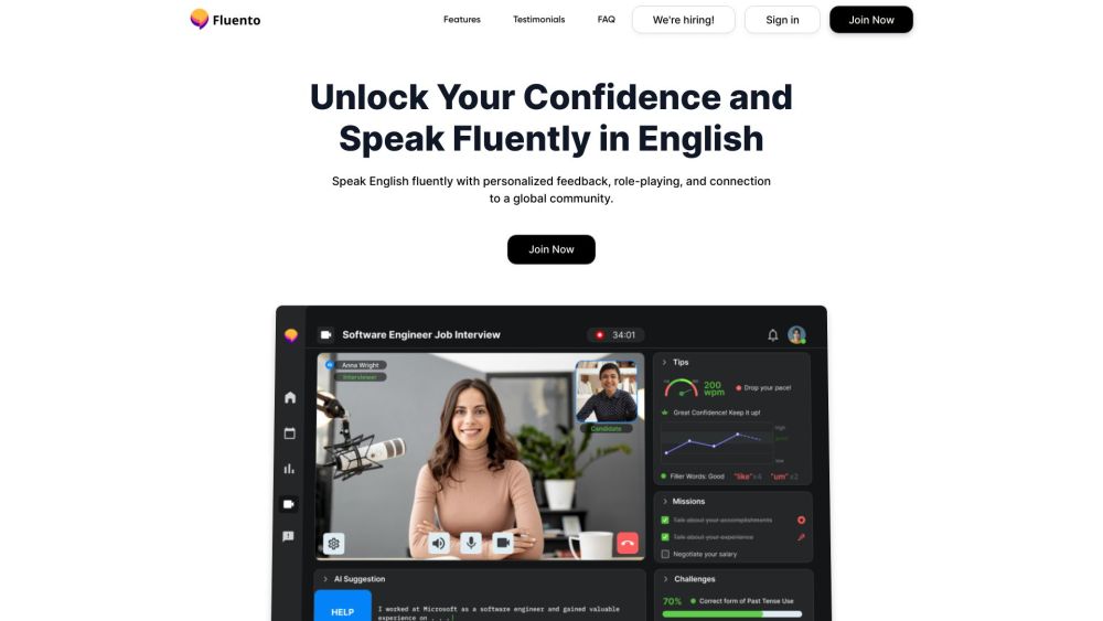 Fluento: AI Feedback & Peer Interactions for Language Learning