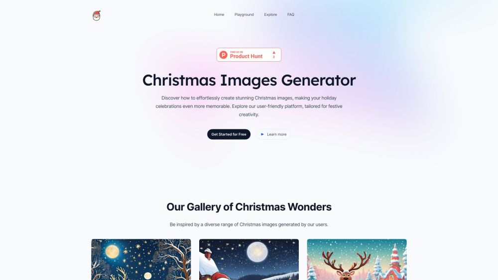 Christmas Images Generator: AI-Assisted Unique Holiday Art Creation Tool