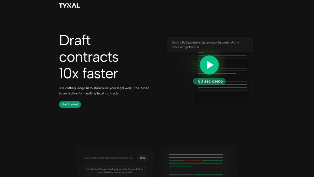 Tynal: AI-Powered Contract Drafting & Review for MS Word - Efficient & Easy