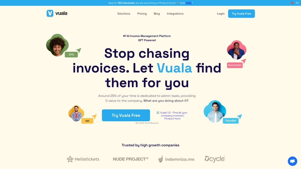 Vuala: Smart Invoice Management & Automation for SMEs