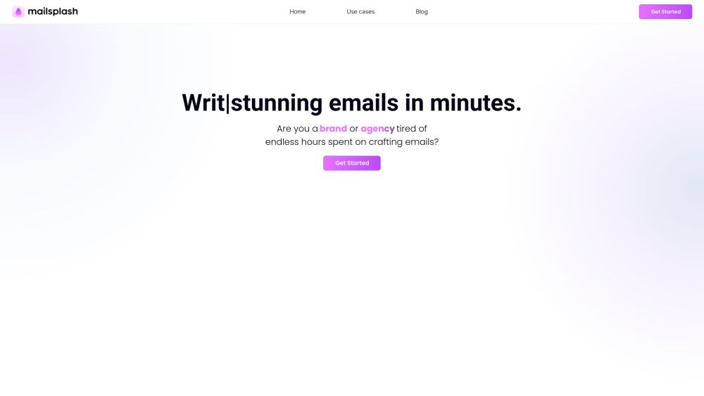 Mailsplash: AI Email Design & Copy Tool for Marketers