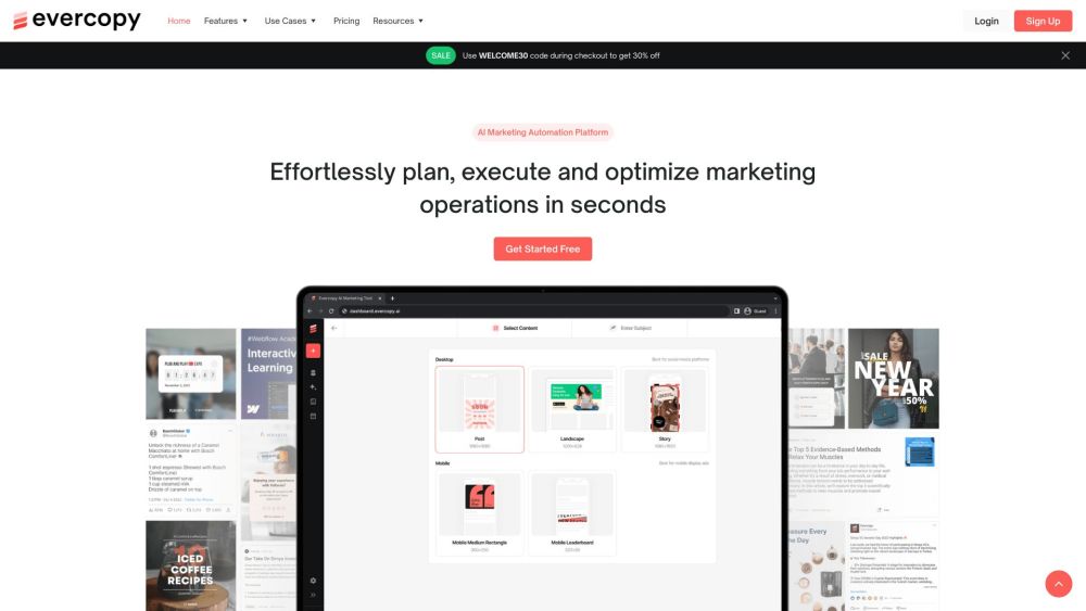 Evercopy: 10x Growth with Effortless AI Marketing Automation