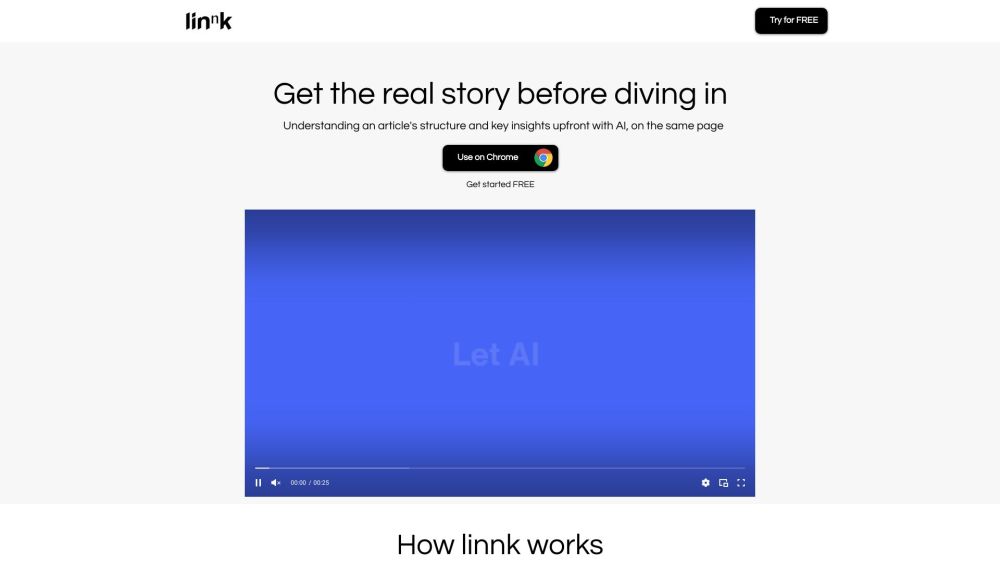 Linnk.AI: Efficient Reading & AI-Powered Insights Solution