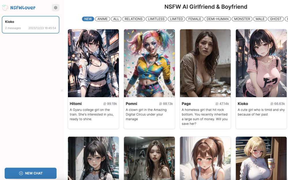 NSFWLover: Guide to AI Girlfriend & Boyfriend - Comprehensive Features