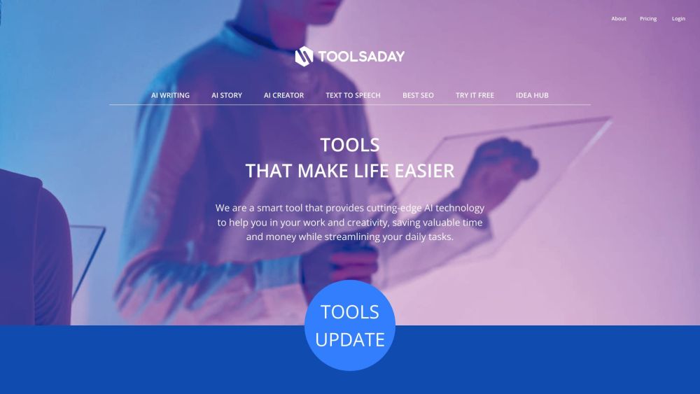 Toolsaday: AI Platform for Easy Powerful Marketing Content