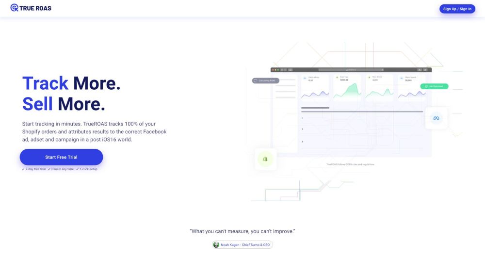 True ROAS : Advanced Ad Tracking for Shopify & Facebook Ads