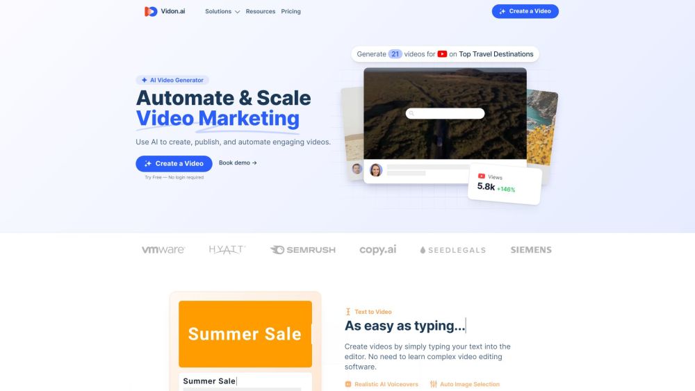 Vidon.ai: Video Marketing, Scheduling, and Social Media Sharing