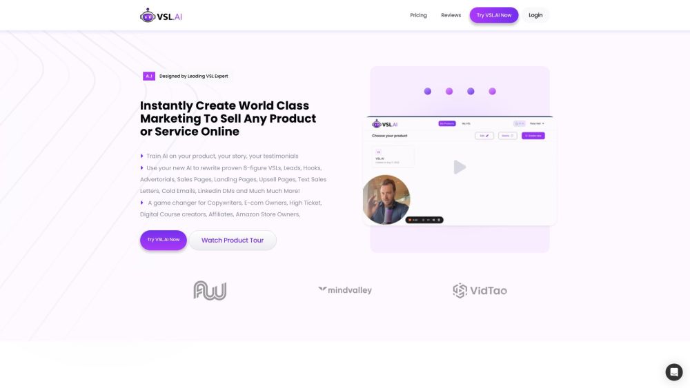 VSL.AI: AI-Powered Video Ads Creator With Top Features for Marketing