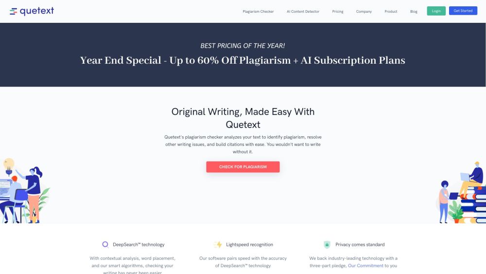 Quetext: DeepSearch™ Plagiarism Checker Across Billions of Docs