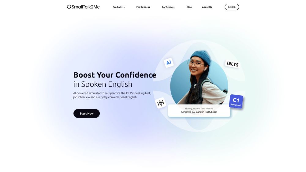 SmallTalk2Me: AI Simulator to Enhance Spoken English Proficiency