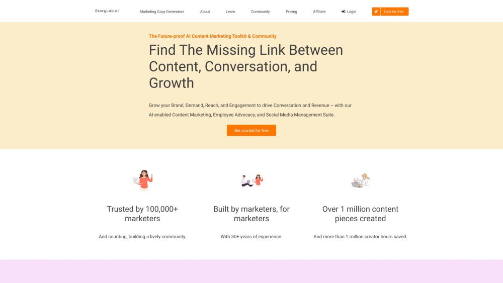 StoryLab.ai: AI Content Toolkit for Modern Marketers