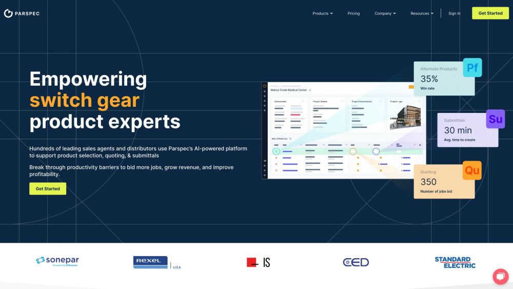Parspec: AI-Powered Product Selection, Quoting & Submittals Platform