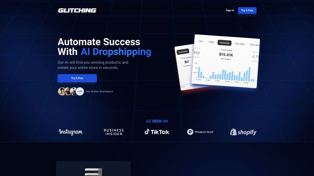 Glitching: Boost Shopify Dropshipping - Find Winning Items : Empower Your Shopify Dropshipping Business