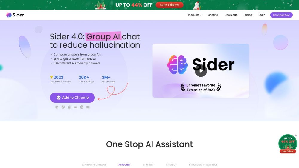 Sider: AI Chat, Writing, Translation, Reading & More with GPT 3.5/4