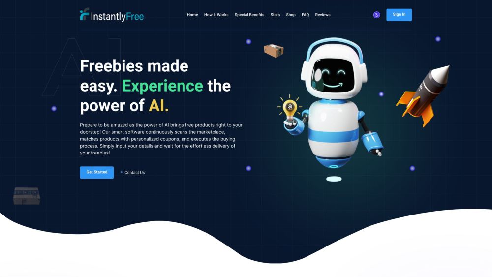 InstantlyFree: Experience AI Power for Effortless Freebies Access