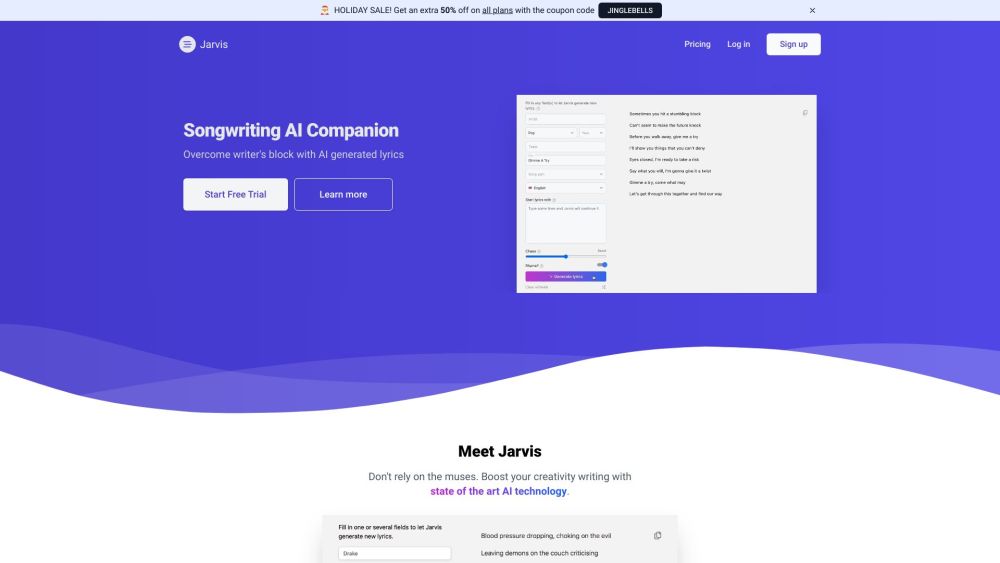 Jarvis: AI Lyrics Assistant for Custom Song Creation & Enrichment