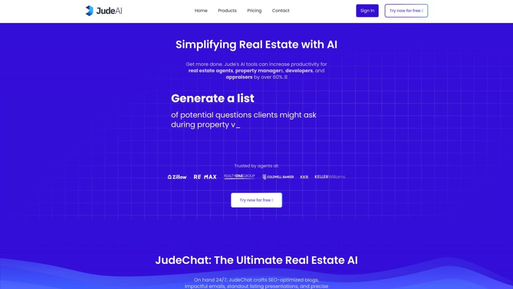 Jude AI: AI-Driven Platform Tailored for Real Estate Professionals