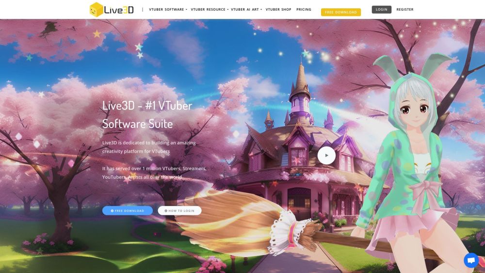 Live3D: Top VTuber Software Suite for Avatars & Animations