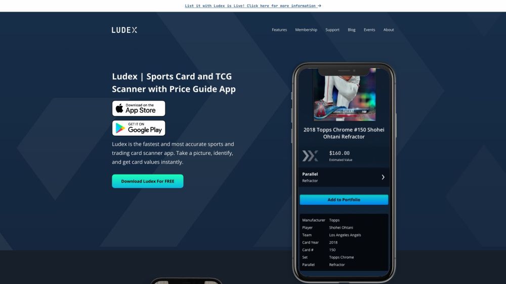 Ludex Card Scanner: Fast, Accurate TCG & Sports Card Value App