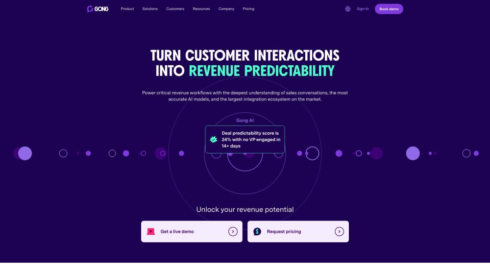 Gong: Data-Driven Insights from Customer Interactions at Scale