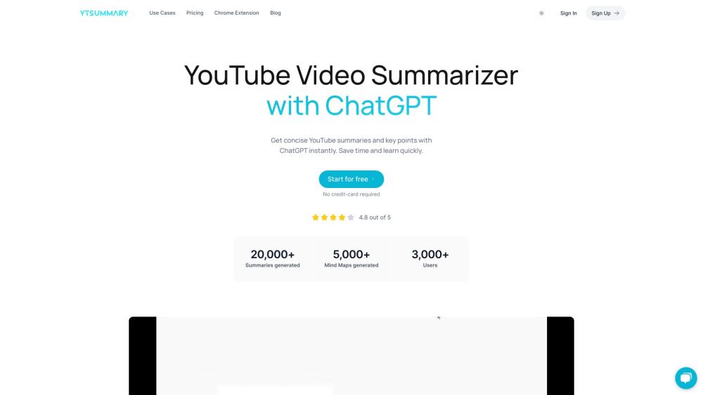 YTSummary: YouTube Video Summarizer and ChatGPT Tool