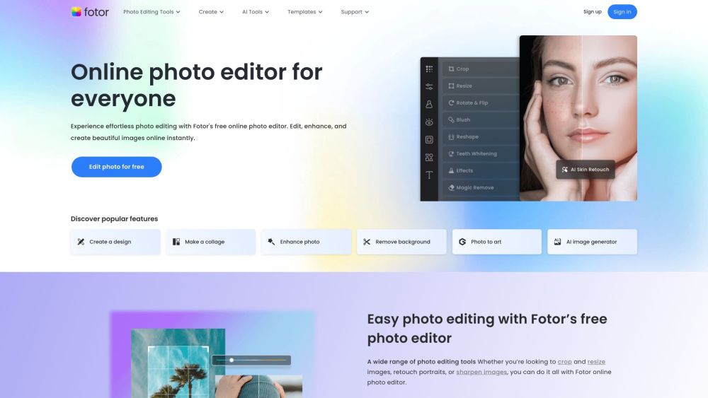 Fotor: Free Online Photo Editor for Easy Editing & Collages