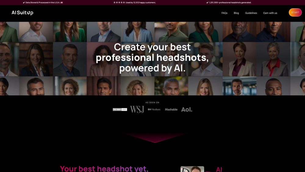 AI SuitUp: AI-Enhanced Profile Photos & Pro Headshots