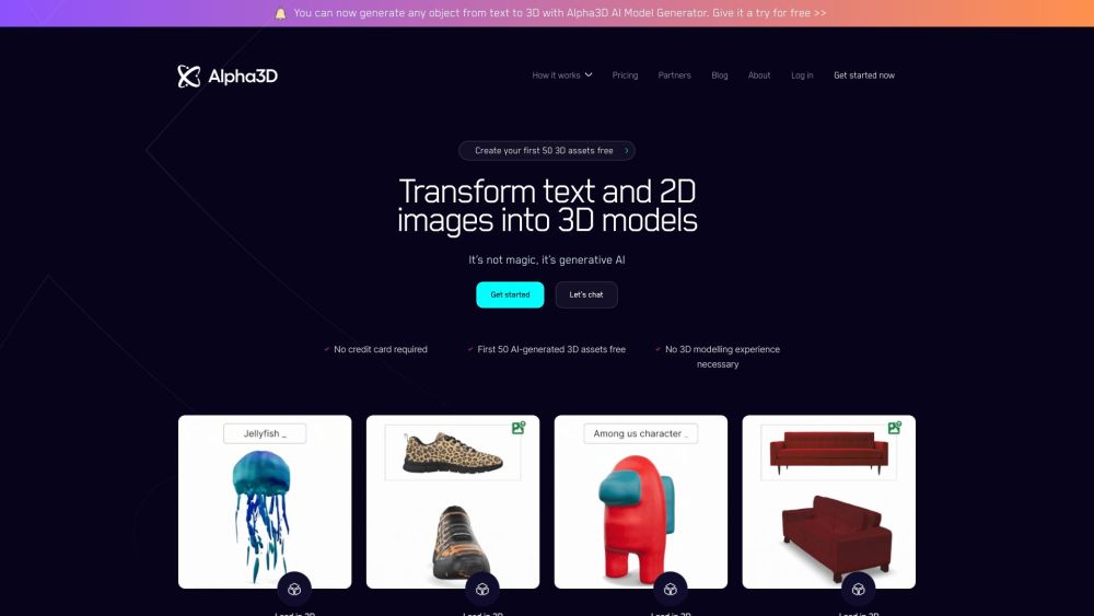 Alpha3D : AI-Powered 2D to 3D Conversion Platform at Scale