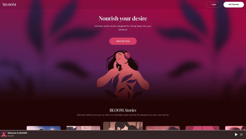 BLOOM: Sensual Wellness, Intimate Audio, Self-Exploration – Pleasure Journey